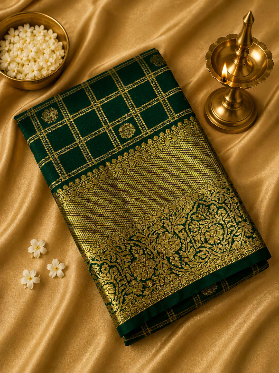 Premium Semi Kanchipuram Silk Saree