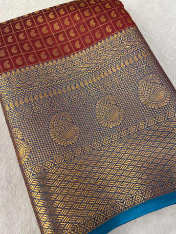 Semi Kanchipuram Silk Saree