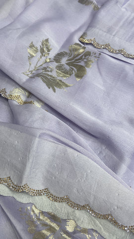 Premium Dola Silk With Border Work Saree