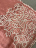 Premium Soft Organza Saree With Embroidery