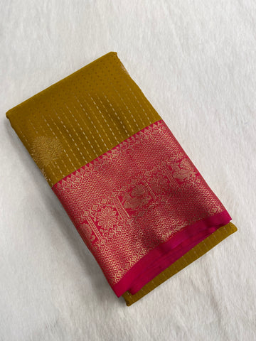 Mini kanchi Silk Saree