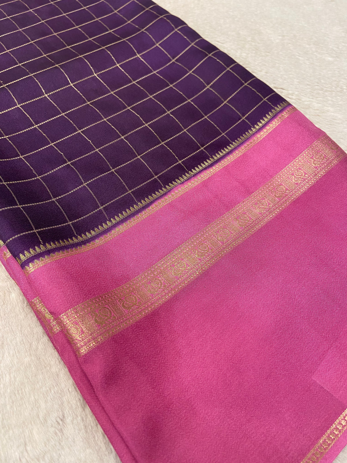 Pure Mix Mysore Crepe Silk Saree💥