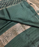 Pure Crepe Satin Silk Saree