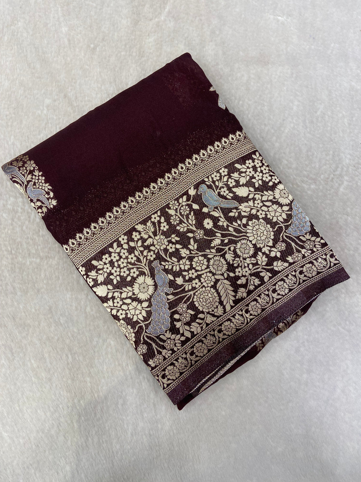 Premium Soft Georgette Saree🟫