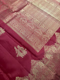 Pure Kanjeevaram Silk Saree- Silk mark certified