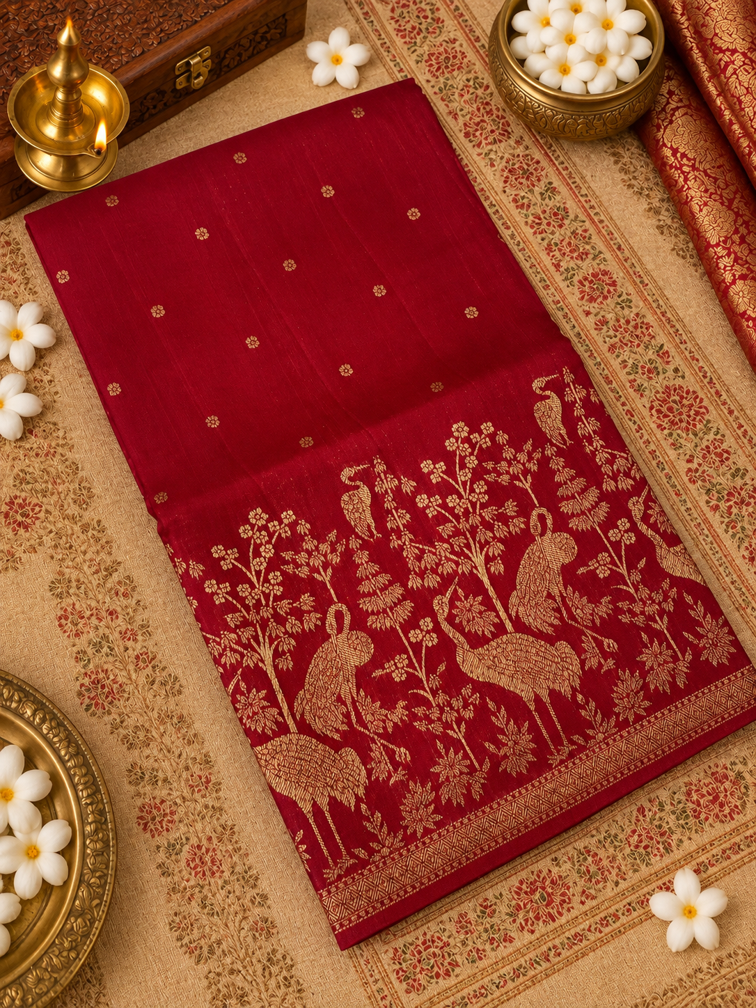 Premium Tassar Silk Saree - 902082
