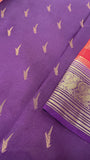 Pure Mix Mysore Crepe Silk Saree