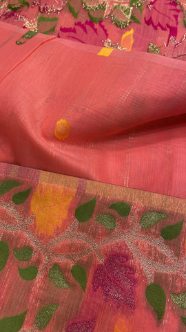 Premium soft Organza saree