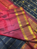 Pure 1G zari handloom Kanjeevaram Silk Saree- Silk mark certified- PS2403