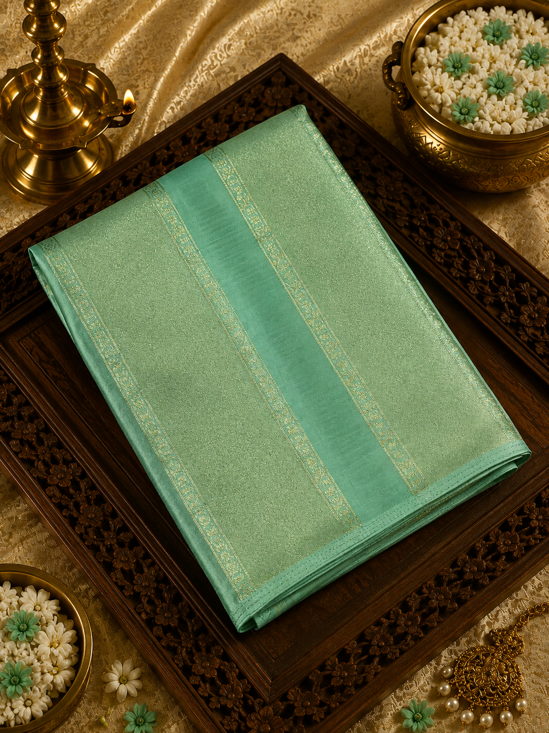 Pure Chinnon Saree✨