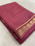 Premium semi mysore crepe silk saree