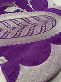 Premium Russian Silk Saree with Scalloped border