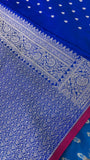 Premium Banarasi Crepe Satin Silk Saree -902860
