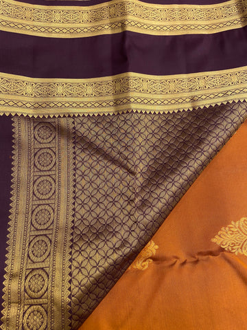Half Mix Kanjeevaram Silk Saree
