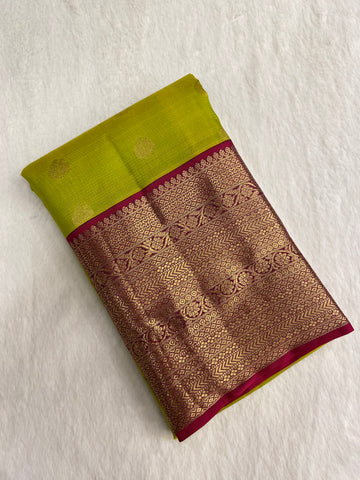 Pure Kanjeevaram silk mark certified saree
