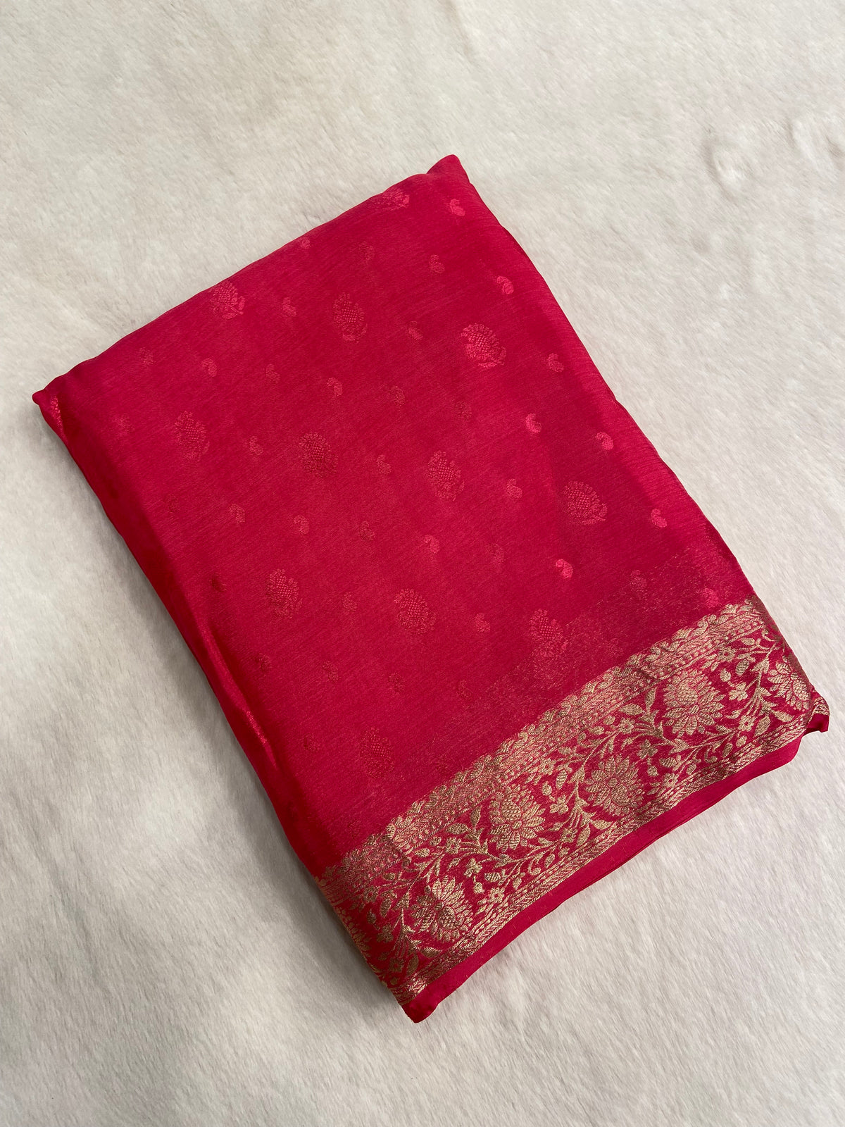 Premium Semi Kolkata Crepe Silk Saree