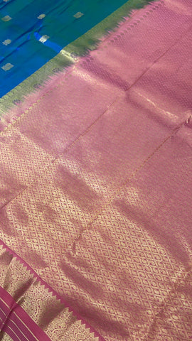 Pure Kanjeevaram silk mark certified saree
