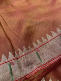 Premium Soft Tissue Organza Saree With Paithani Border