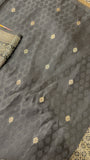Premium Banarasi Crepe Satin Silk Saree -902692