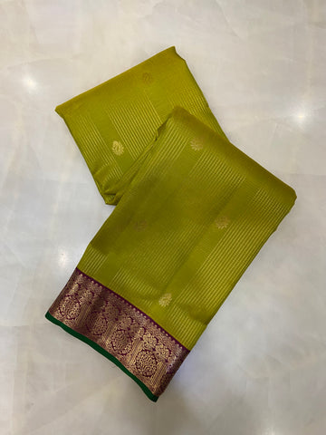 Pure Kanjeevaram silk mark certified saree