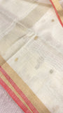 Pure Linen Cotton Saree