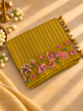 Pure Tassar Saree With Embroidery - 901985