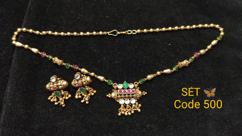 Antique necklace set
