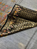 Premium Banarasi Crepe Kalamkari Saree