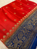 Pure Crepe Banarasi Silk Saree