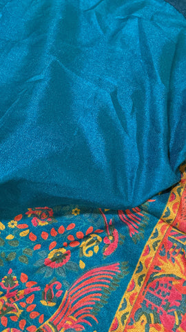 Semi banarasi Kalamkari Saree