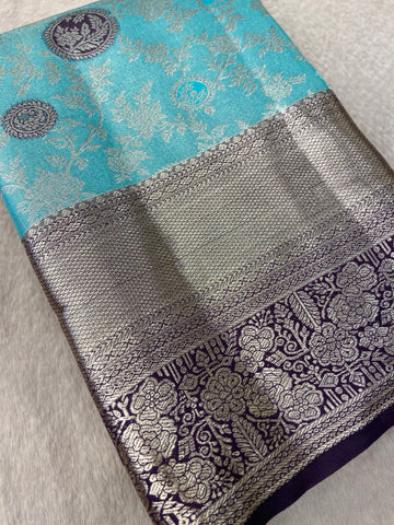 Bridal Semi Tissue Silk Saree