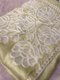 Premium Soft Organza Saree With Embroidery - 902677