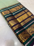 Pure 1G zari handloom Kanjeevaram silk saree- Silk mark certified- PS2462