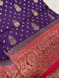 Pure mix crepe silk saree