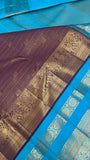 Pure 1G zari handloom Kanjeevaram silk saree- Silk mark certified- PS2460