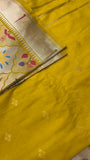 Premium Quality Tissue crepe silk in Paithani - 902691