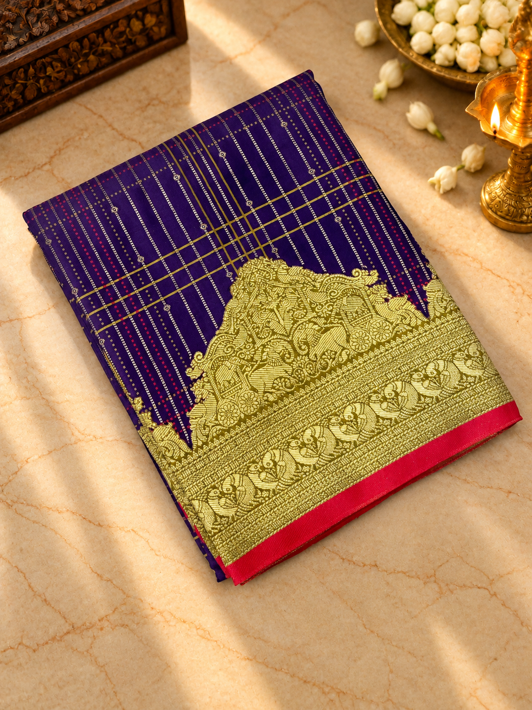 Pure Mix Crepe Silk Saree - 902620