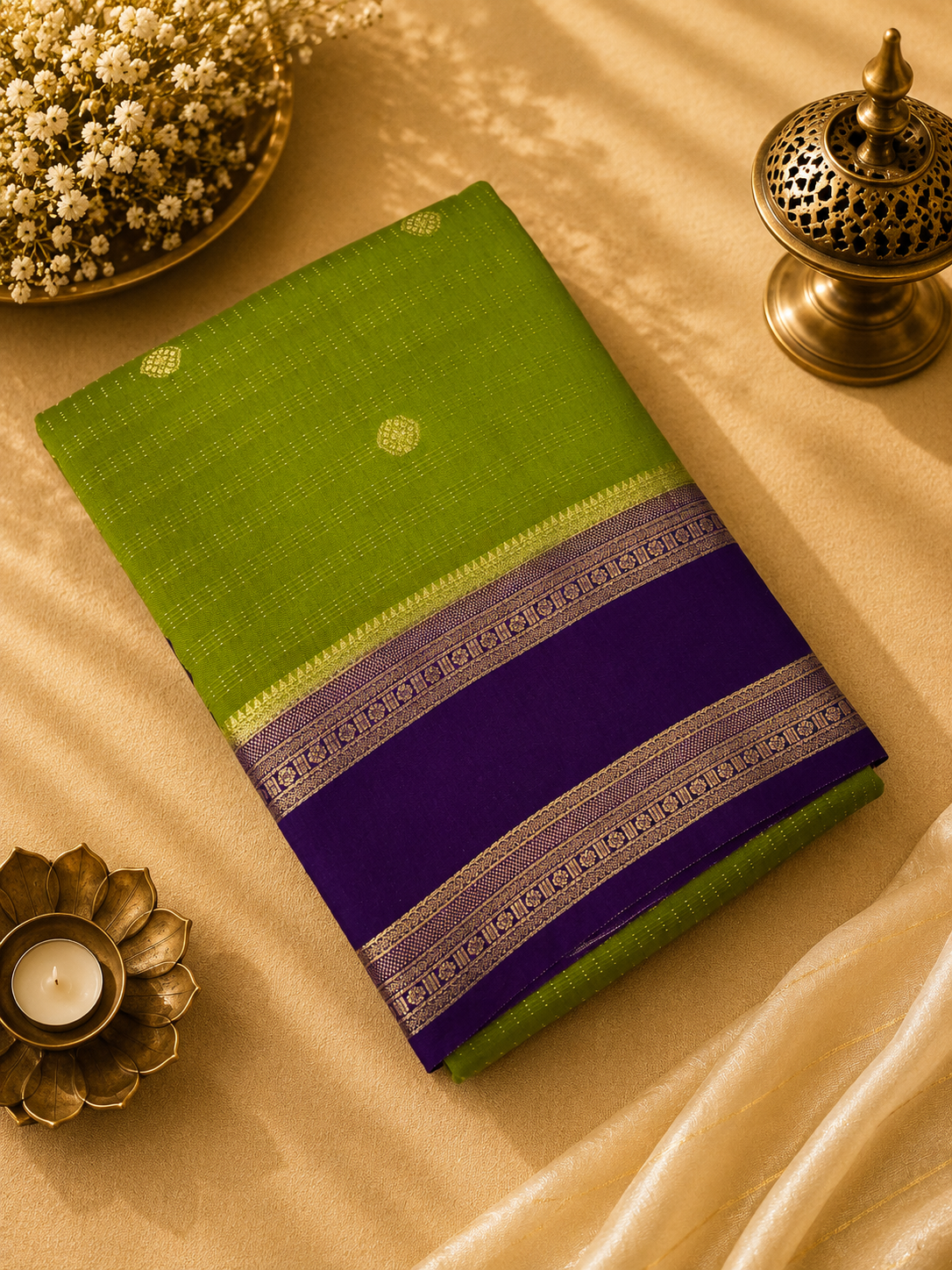 Premium Semi Chanderi Saree