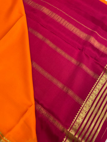 Pure crepe mysore silk saree silk mark certified 80 GSM