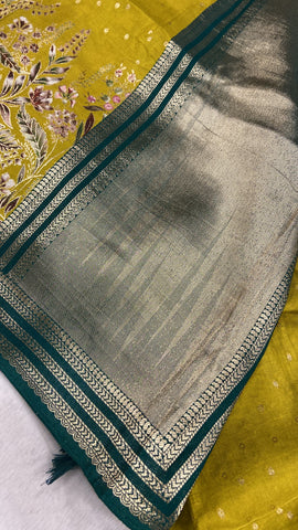 Premium designer crepe silk saree