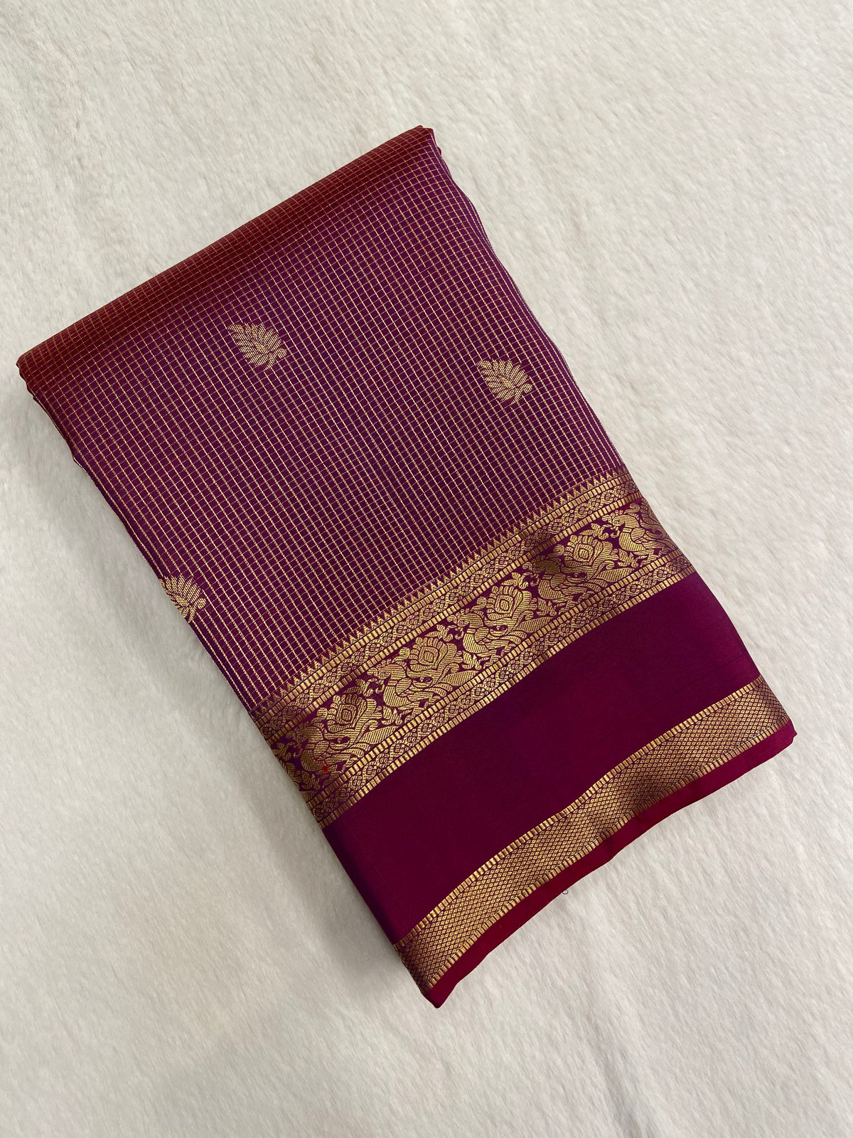 Half Mix Kanjeevaram Silk Saree