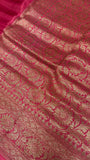 Pure mix crepe silk saree