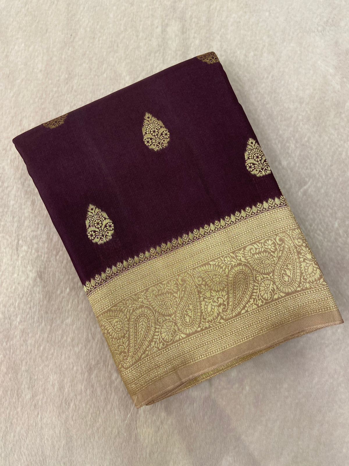 Premium Wrinkle Crepe Silk Saree