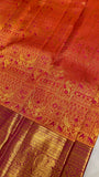 Pure zari handloom Kanjeevaram silk saree- Silk mark certified- PS2464