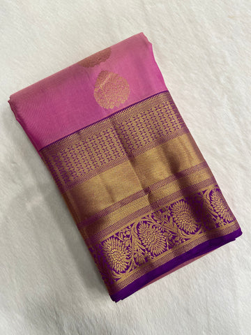 Pure Kanjeevaram silk mark certified saree