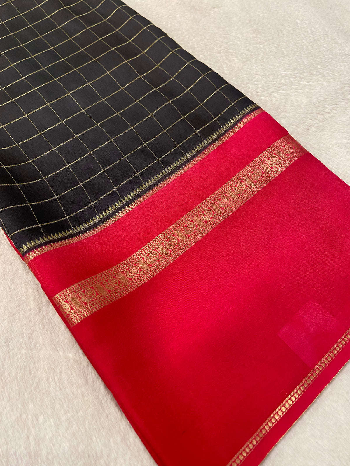 Pure Mix Mysore Crepe Silk Saree💥