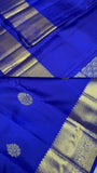 Pure 1G zari handloom Kanjeevaram Silk Saree- Silk mark certified- PS2349 Royal bluish Purple