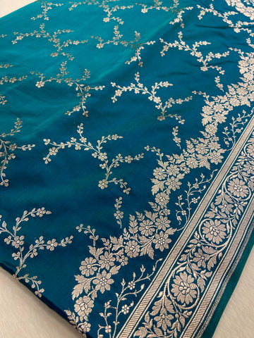 Premium Banarasi Crape Satin Silk Saree