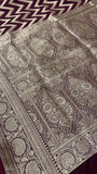 Premium Banarasi Crepe Satin Silk Saree
