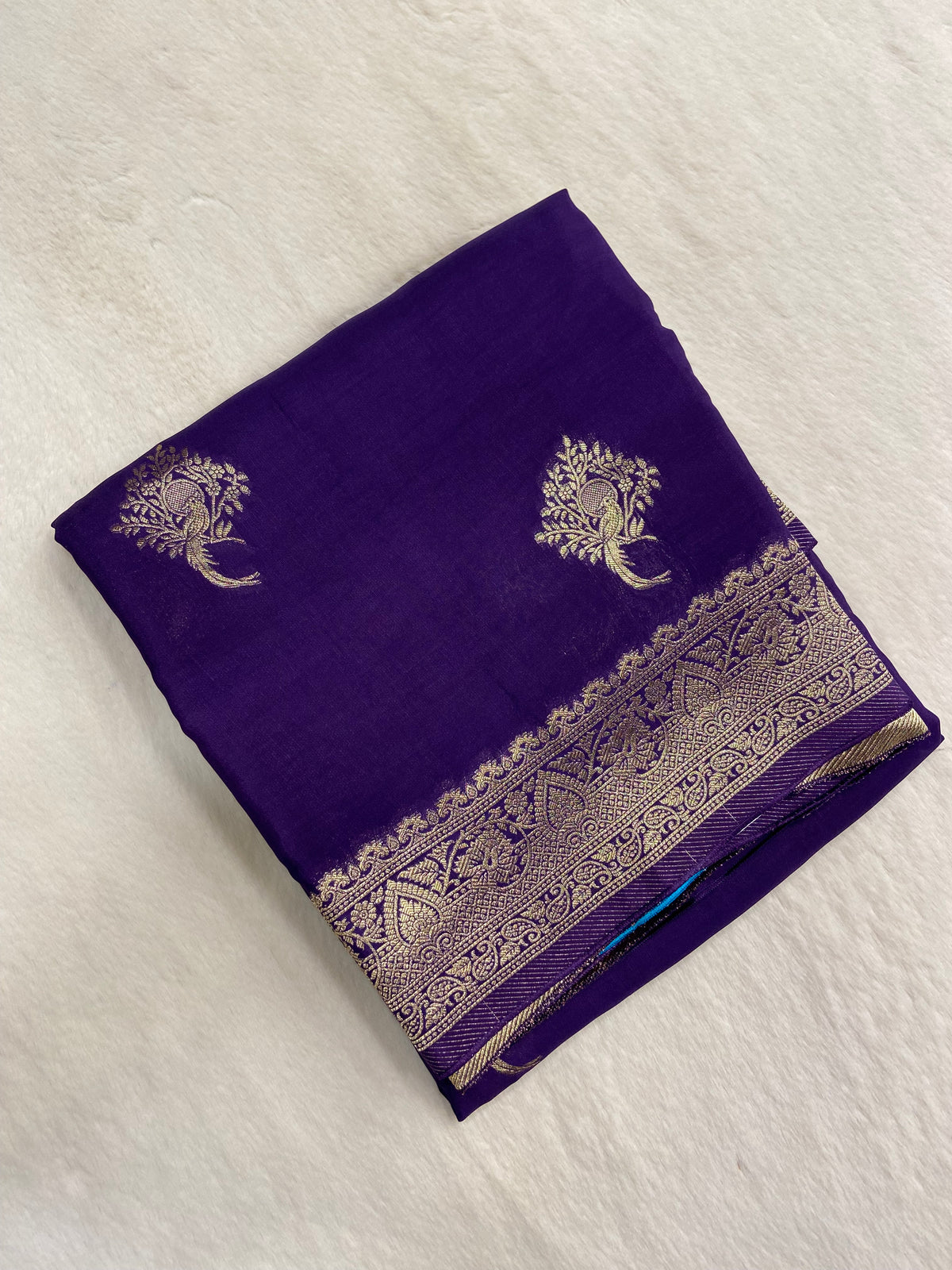 Premium Crape Satin Saree✨